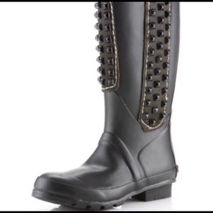BCBG rain boots with studs